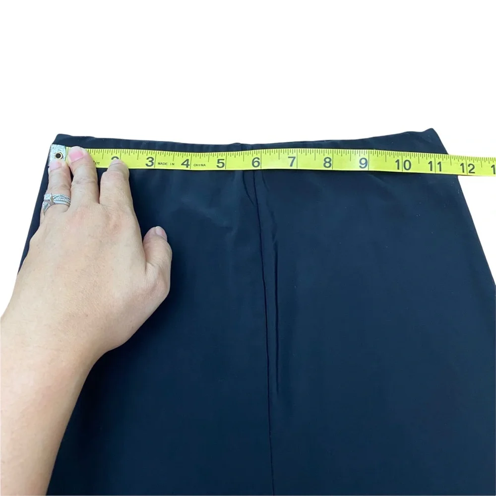 Pretty Little Thing Women's S 2 Ribbed Bike Shorts Bella Black Slinky High Waist - Picture 7 of 9